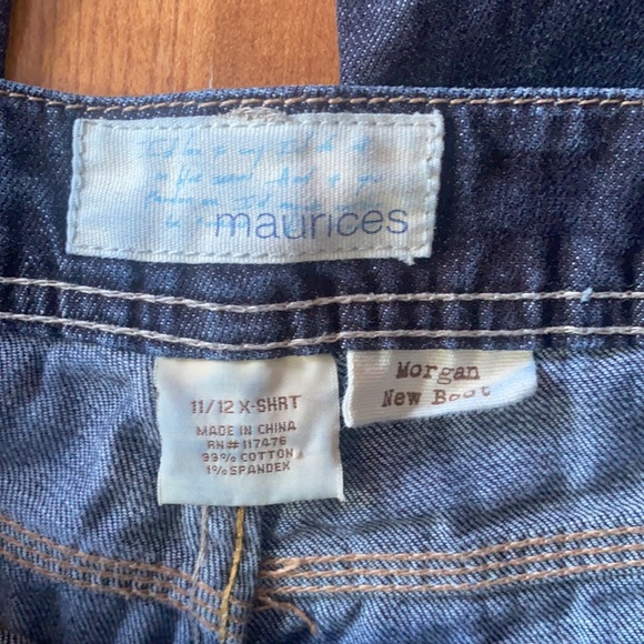 Maurices Morgan New Boot Jeans 11/12 Xtra Short - Picture 5 of 5